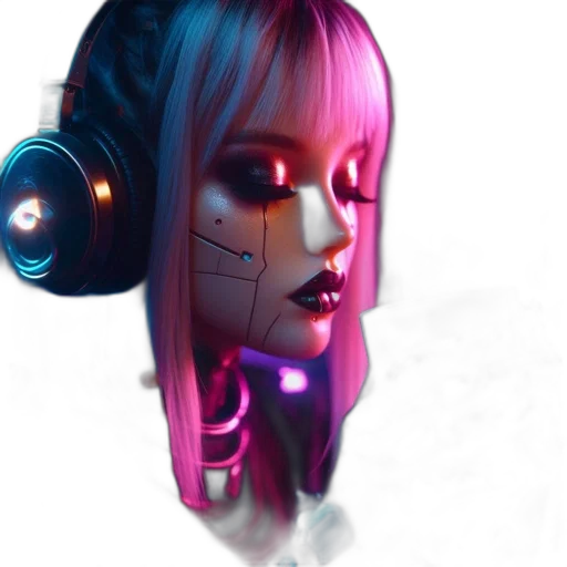 robot, face, mask, jewelry transparent PNG cut-out