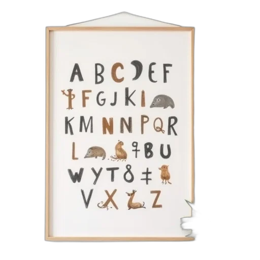furniture, animal, alphabet, wall transparent PNG cut-out