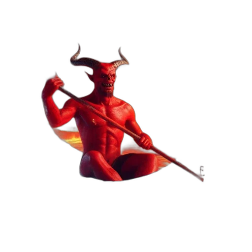 dragon, staff, sword, mask transparent PNG cut-out