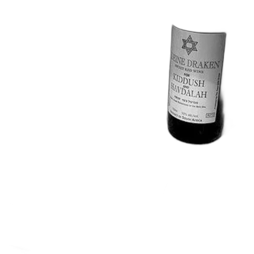 bottle, 3d render, photorealistic, black transparent PNG cut-out
