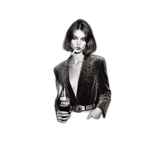 jacket, jewelry, face, dress transparent PNG cut-out