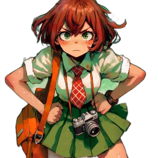 weapon, dress, staff, animal transparent PNG cut-out