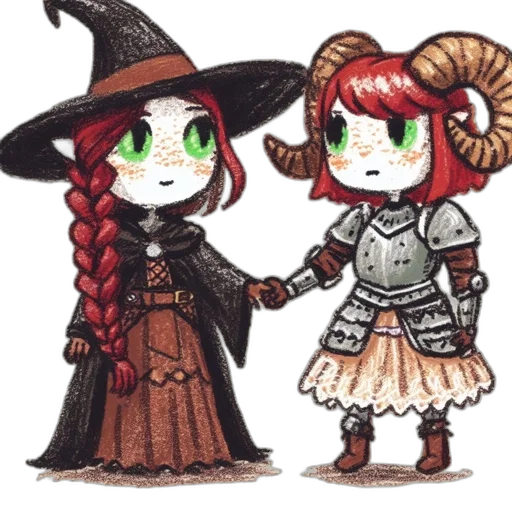 fantasy art, concept art, pixel art, watercolor transparent PNG cut-out