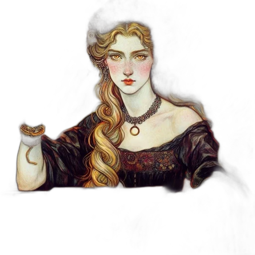 crown, jewelry, dress, staff transparent PNG cut-out