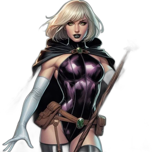comic book art, concept art, fantasy art, cartoon transparent PNG cut-out