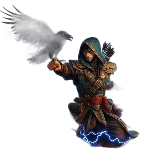 staff, weapon, sword, fantasy art transparent PNG cut-out