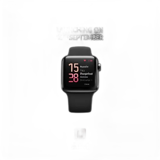 black, smartwatch, square, face transparent PNG cut-out