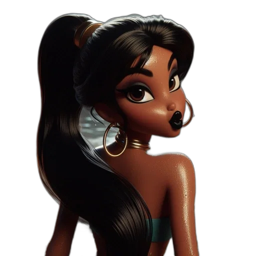 jewelry, hair, dress, concept art transparent PNG cut-out
