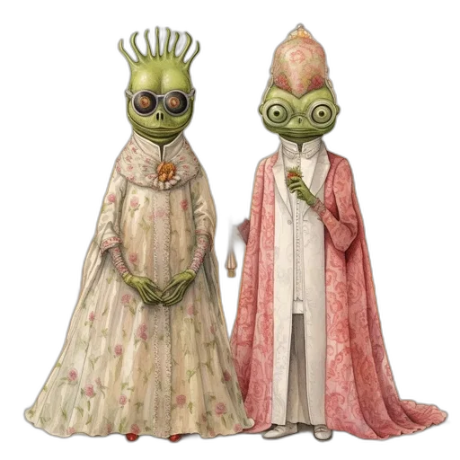dress, concept art, 3d render, outer space transparent PNG cut-out