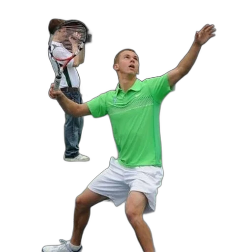 staff, 3d render, concept art, tennis transparent PNG cut-out