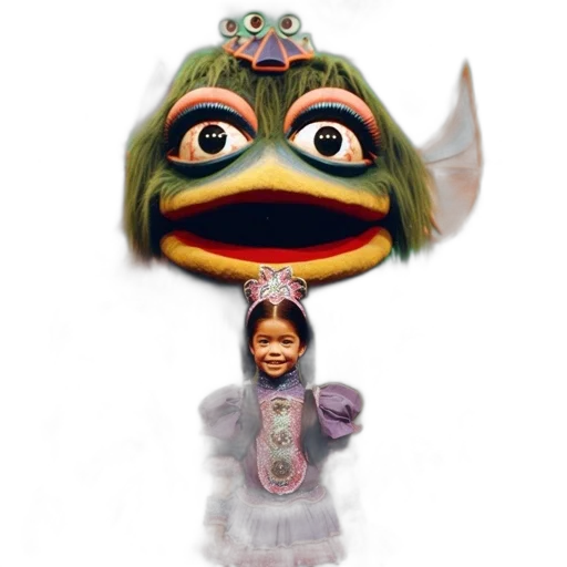 mask, staff, crown, creature transparent PNG cut-out