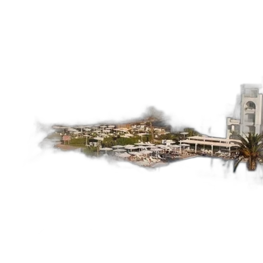 photorealistic, concept art, 3d render, city street transparent PNG cut-out