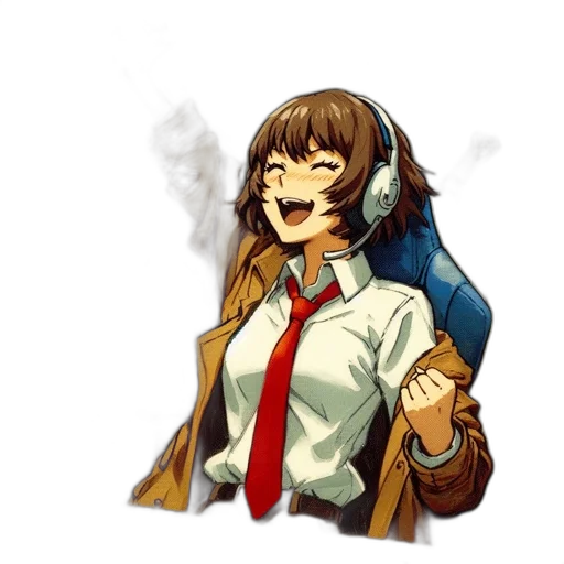 jacket, staff, weapon, face transparent PNG cut-out