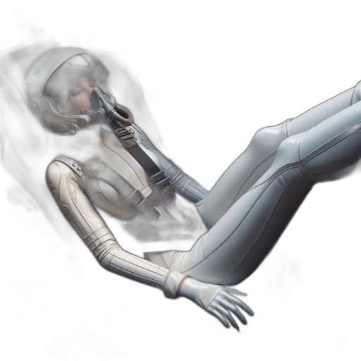 robot, creature, concept art, 3d render transparent PNG cut-out