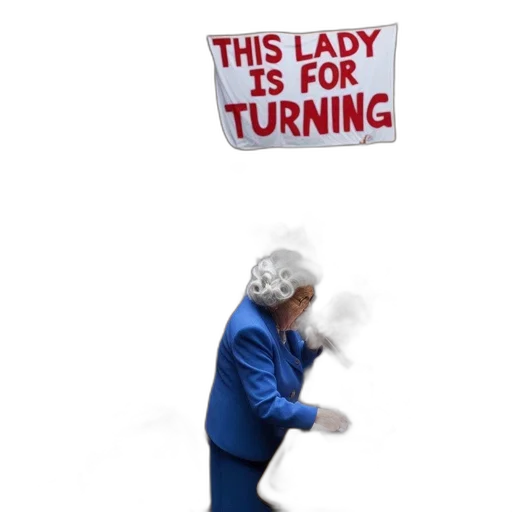 staff, elderly, lady, addresses transparent PNG cut-out