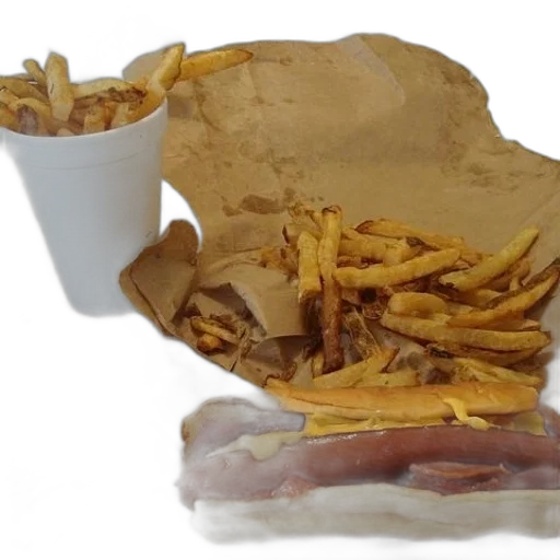 food, crown, 3d render, photorealistic transparent PNG cut-out