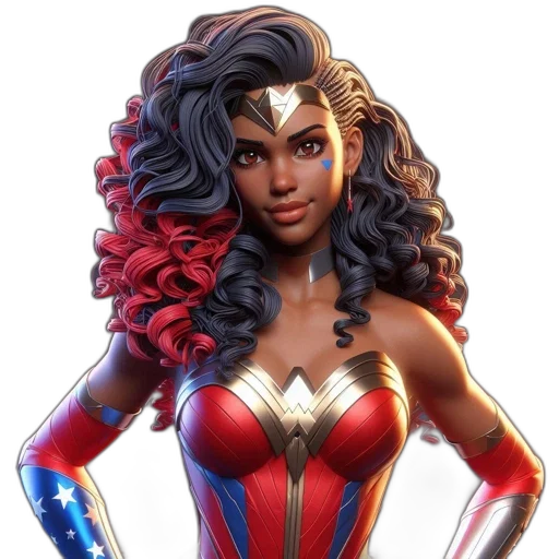 comic book art, concept art, fantasy art, cartoon transparent PNG cut-out