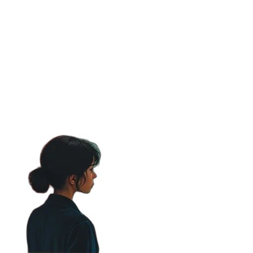 jacket, face, dress, staff transparent PNG cut-out