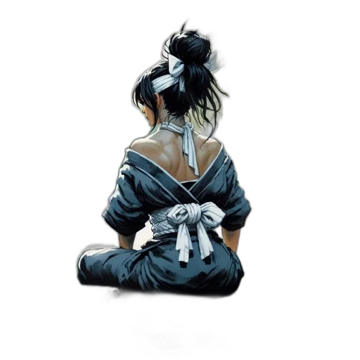 dress, jewelry, mask, staff transparent PNG cut-out