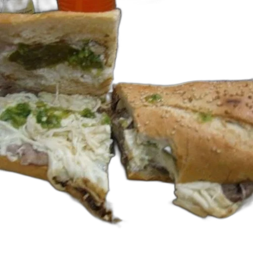 food, photorealistic, 3d render, sandwich transparent PNG cut-out