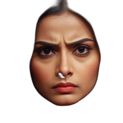 face, jewelry, mask, hair transparent PNG cut-out