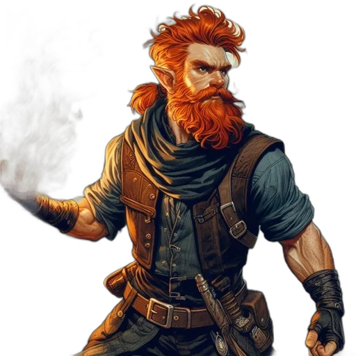concept art, fantasy art, comic book art, pixel art transparent PNG cut-out