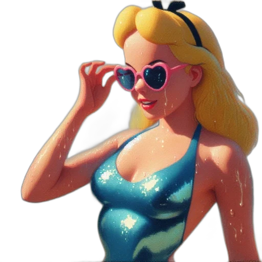 dress, vaporwave, 3d render, cartoon transparent PNG cut-out