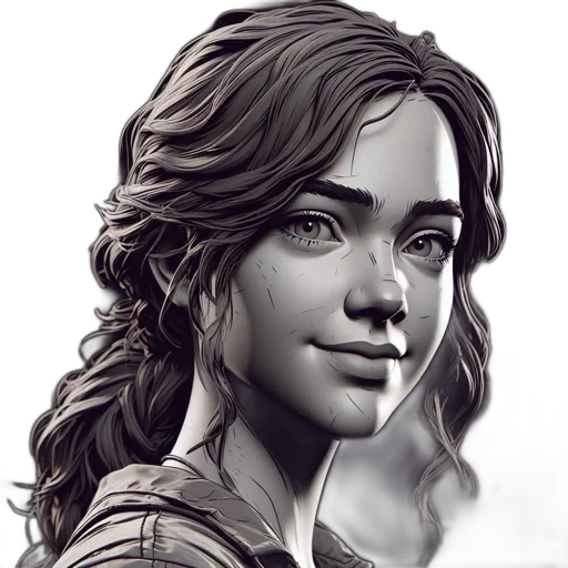 face, weapon, fantasy art, photorealistic transparent PNG cut-out
