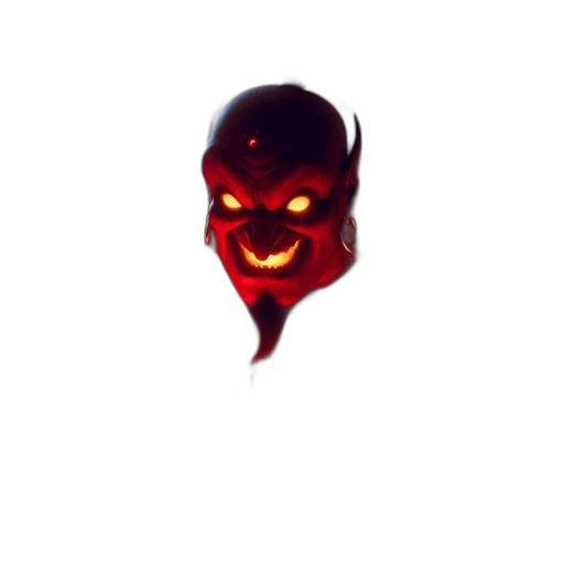 mask, face, staff, creature transparent PNG cut-out