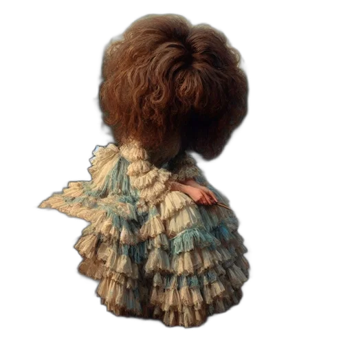 hair, dress, jacket, hat transparent PNG cut-out