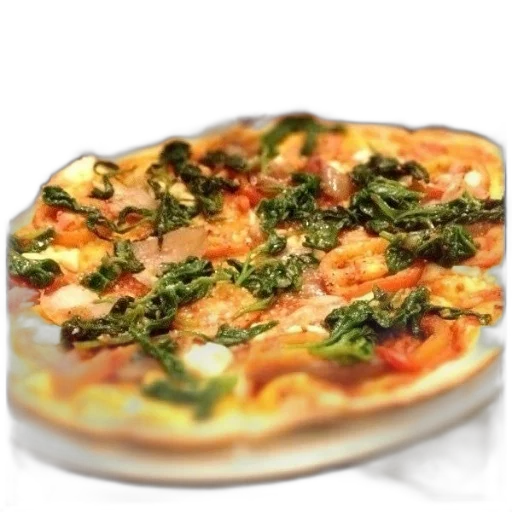 food, 3d render, photorealistic, pizza transparent PNG cut-out