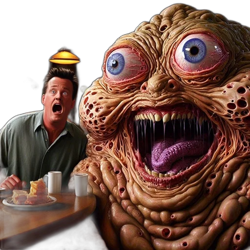creature, food, mask, face transparent PNG cut-out