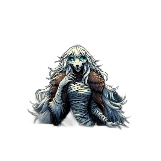 creature, dragon, hair, animal transparent PNG cut-out