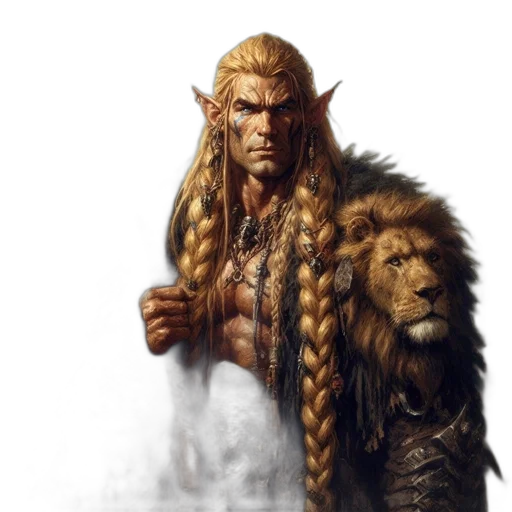 hair, dragon, animal, staff transparent PNG cut-out