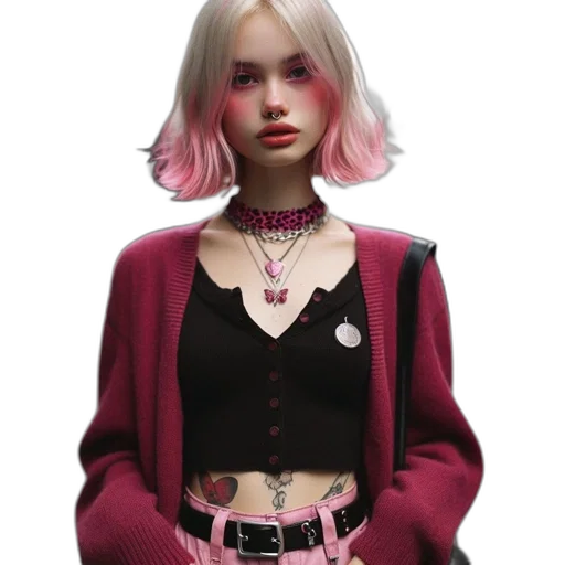 jacket, jewelry, face, dress transparent PNG cut-out