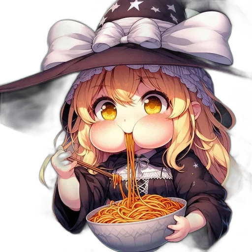 food, hat, staff, anime transparent PNG cut-out