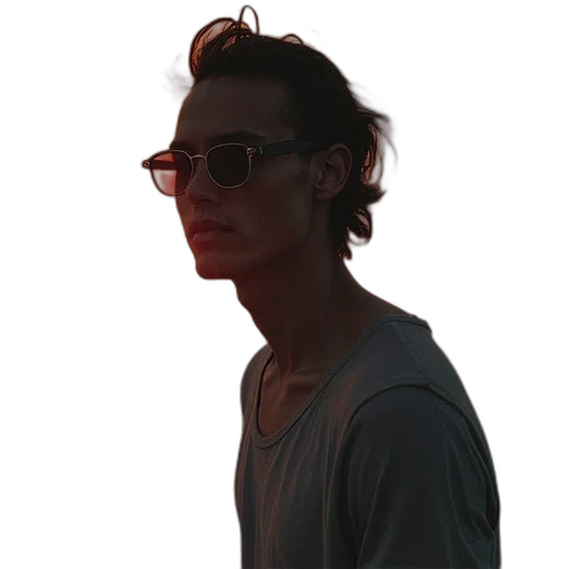 staff, face, jacket, creature transparent PNG cut-out