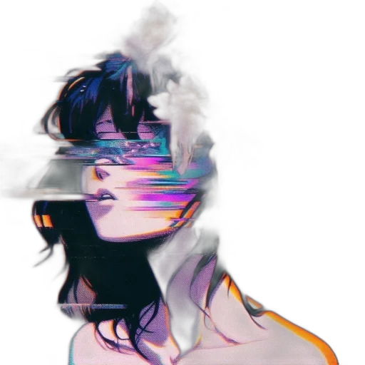 mask, face, hair, robot transparent PNG cut-out