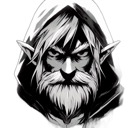 mask, face, creature, comic book art transparent PNG cut-out
