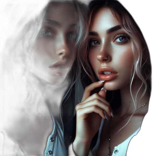 face, jewelry, mask, dress transparent PNG cut-out