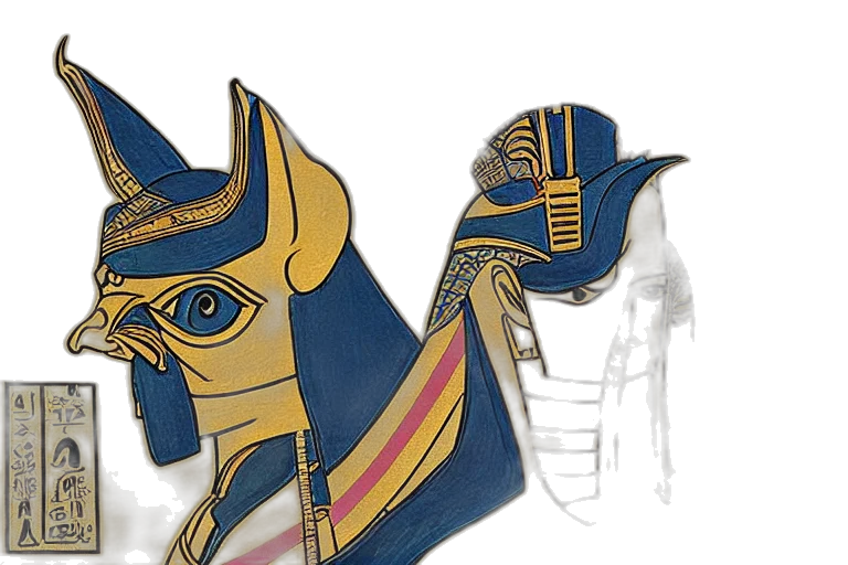 mask, concept art, fantasy art, watercolor transparent PNG cut-out