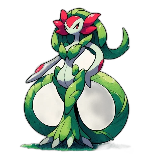 creature, dragon, animal, flower transparent PNG cut-out