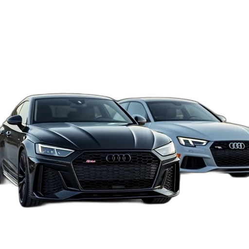 car, photorealistic, three, audi transparent PNG cut-out