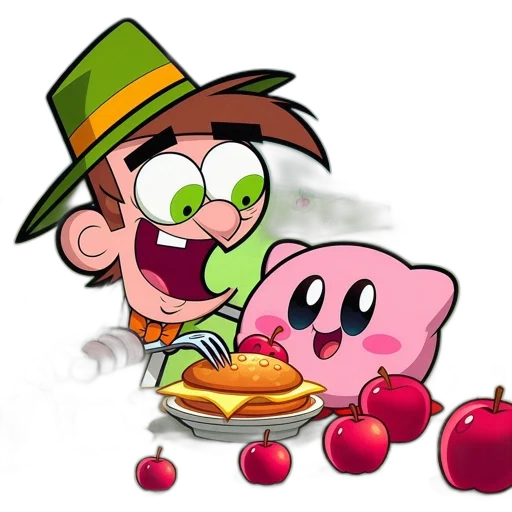 food, concept art, cartoon, pixel art transparent PNG cut-out