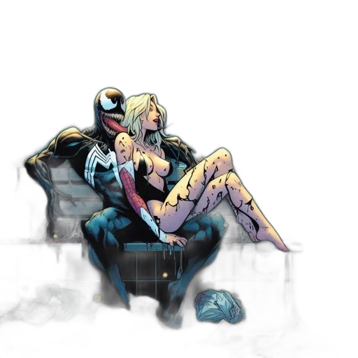 robot, comic book art, concept art, cyberpunk transparent PNG cut-out