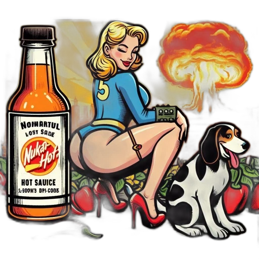 comic book art, cartoon, concept art, fire transparent PNG cut-out