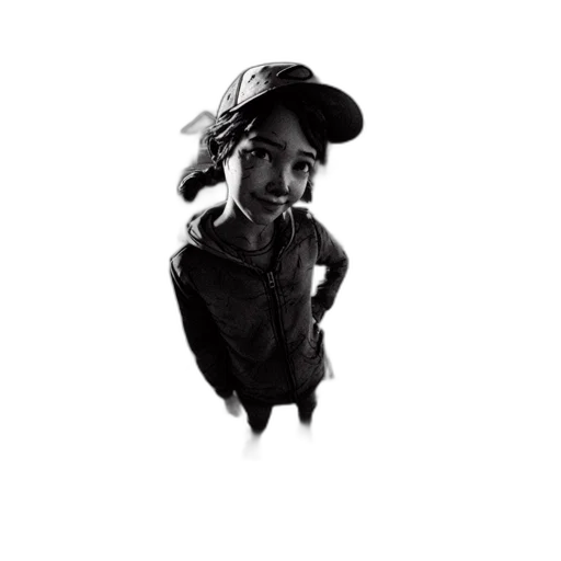 hat, face, jacket, staff transparent PNG cut-out