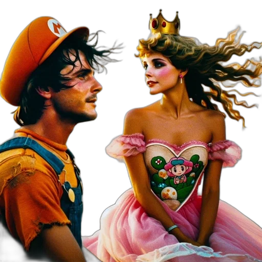 crown, dress, fantasy art, concept art transparent PNG cut-out
