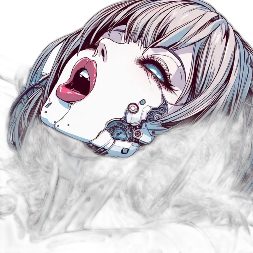 mask, creature, face, hair transparent PNG cut-out