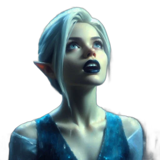 face, staff, fantasy art, concept art transparent PNG cut-out